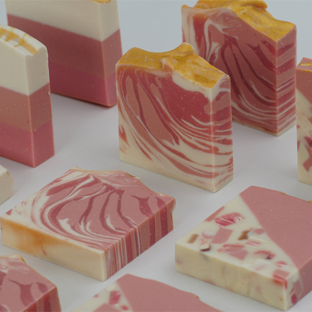 Dogal Shea&Hindistan Cevizi Yağlı Pembe Beyaz Sabun 12 Adet